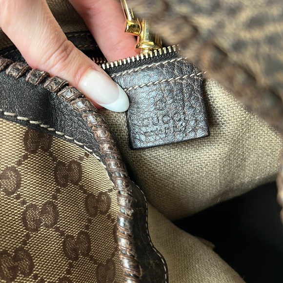 Gucci New Jackie Bag GG Coated Canvas Large - Picture 14 of 16